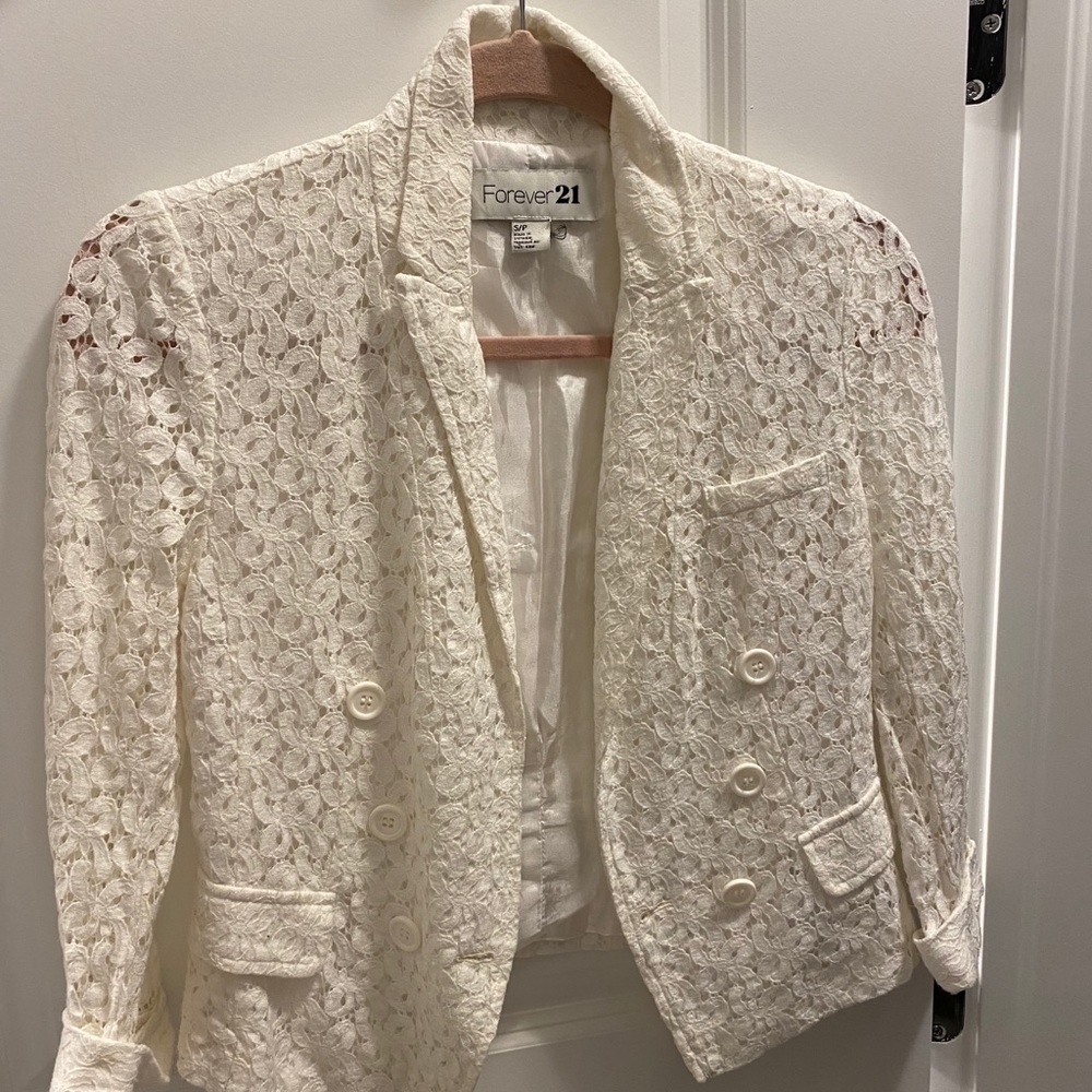 Forever 21 lace jacket
